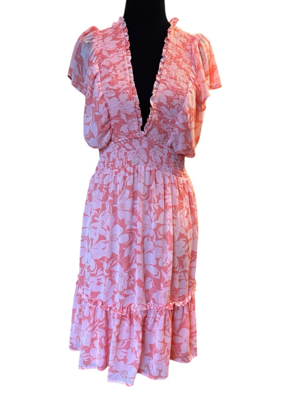 Torrid Mini Ruffle Chiffon Dress size 3X NWT - Picture 2 of 6